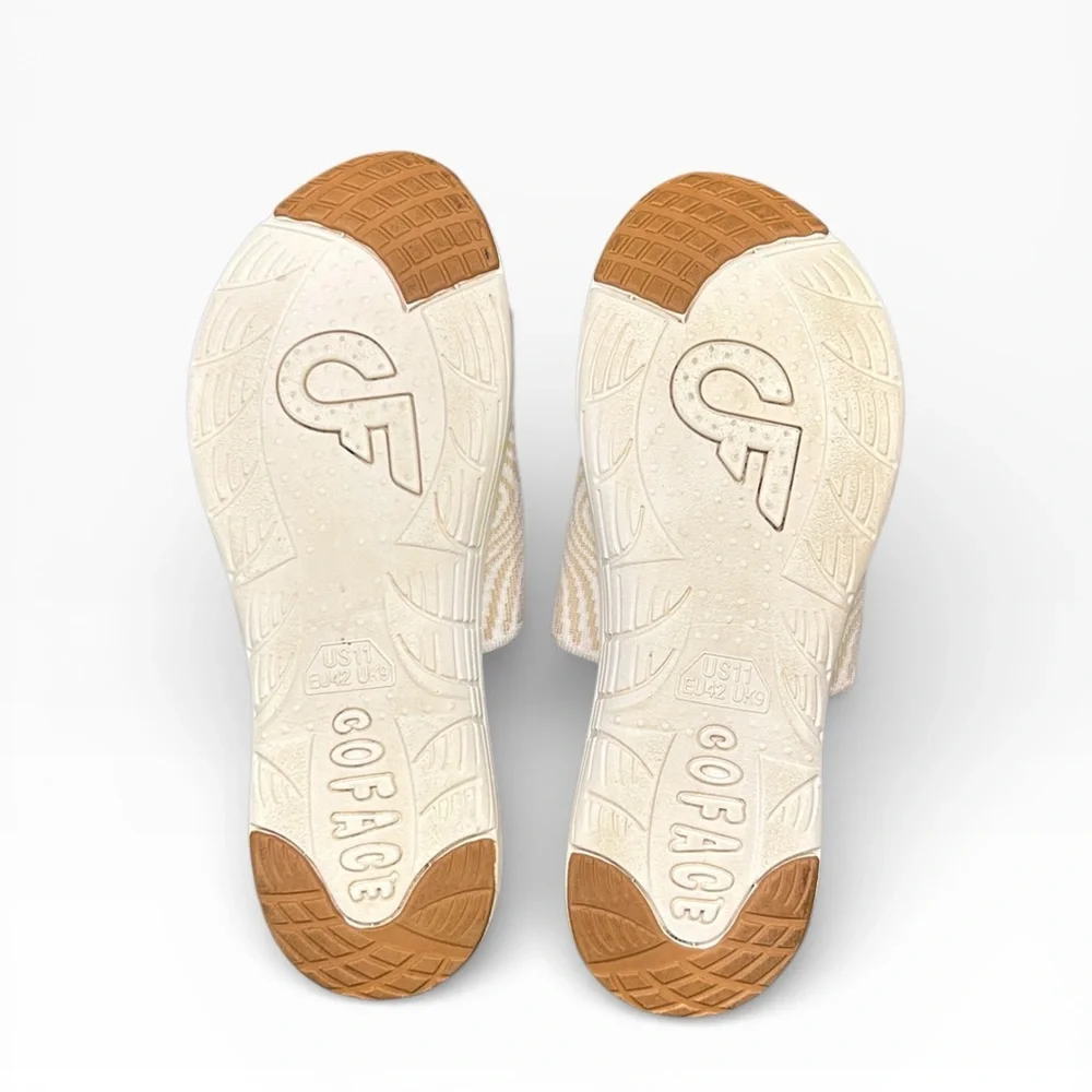 COFACE  Double Strap Slides Orthotic Comfort Slide Sandals Women’s Size 11 - Picture 9 of 11